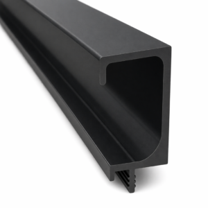 Sleek AL Profile G Type Matt Black Finish