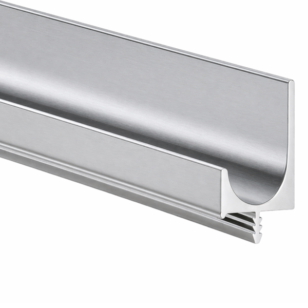 Sleek AL Profile J Type Aluminium Finish