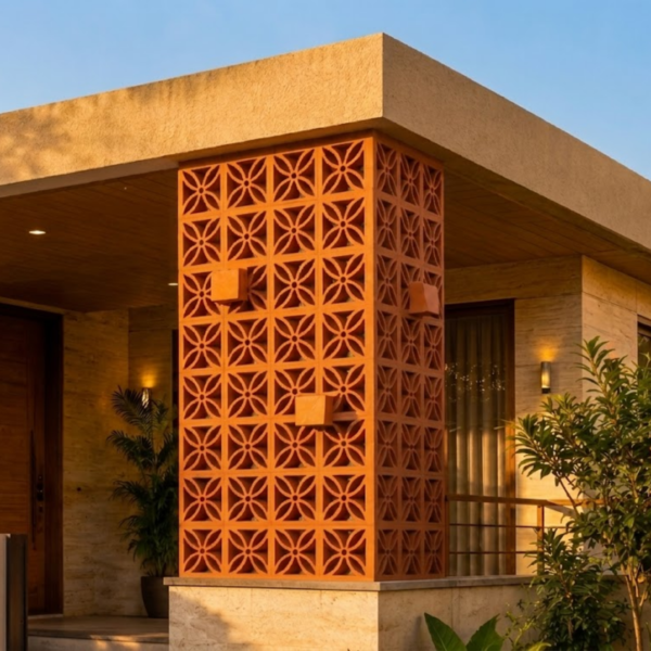 Terracota Jhaali premium architecture and adhesive for terracota jhaali bricks and tiles