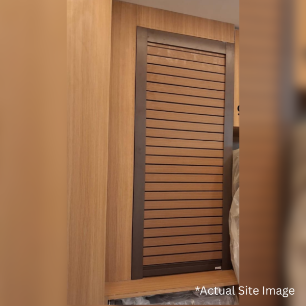 Ligna Rolling shutter oak alumnium
