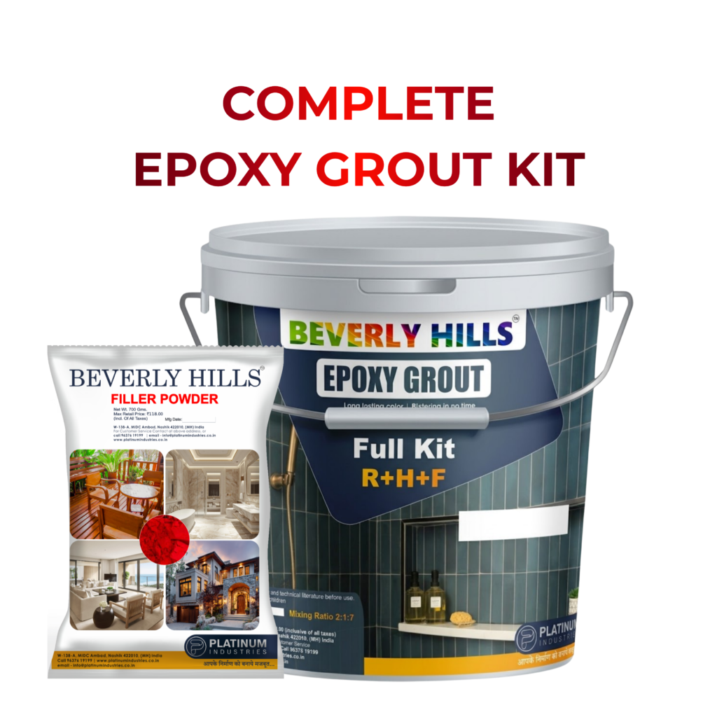 Epoxy Grout best tile gap filling complete solution kit easy use fast drying