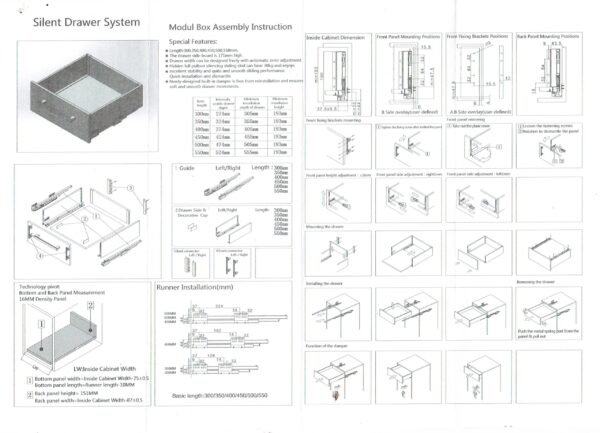Slender new pack insert